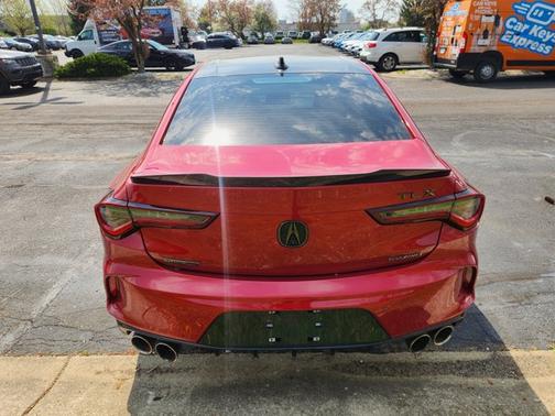 Red 2021 Acura TLX Type S