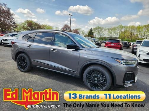 Liquid Carbon Metallic 2026 Acura MDX w/A-Spec Advance Package