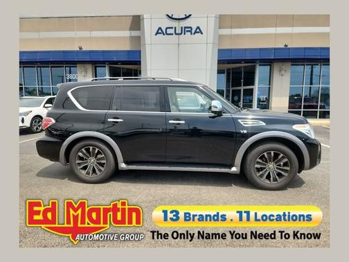 Super Black 2018 Nissan Armada Platinum