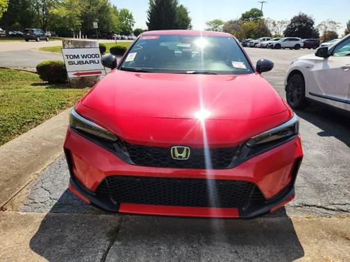 Red 2026 Honda Civic Hybrid Sport