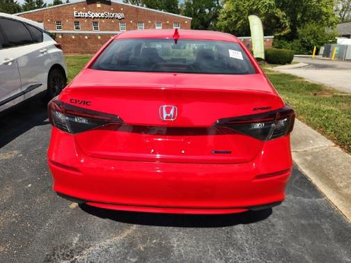Red 2026 Honda Civic Hybrid Sport