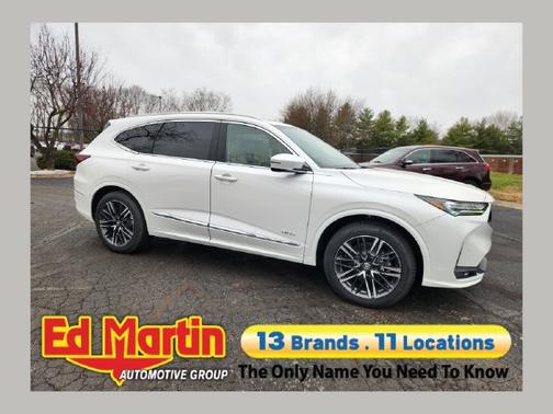 Platinum White Pearl 2026 Acura MDX w/Advance Package