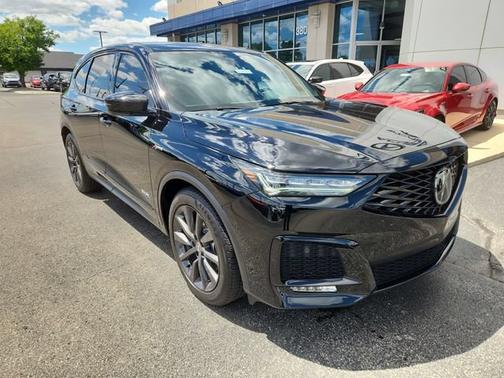 Black 2025 Acura MDX w/A-Spec Package