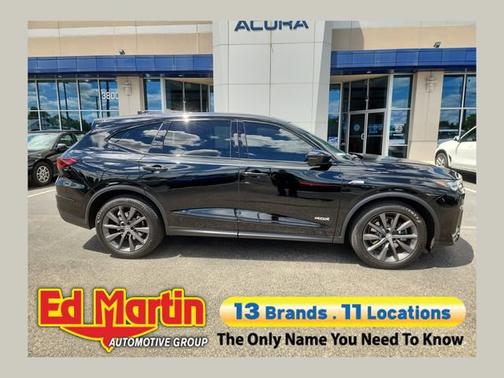 Black 2025 Acura MDX w/A-Spec Package