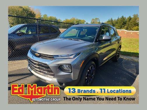 Satin Steel Metallic 2021 Chevrolet Trailblazer LT