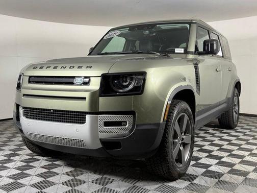 Pangea Green Metallic 2025 Land Rover Defender 110 P300