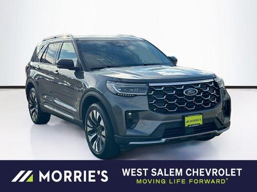 Gray Metallic 2025 Ford Explorer Platinum