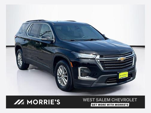 Mosaic Black Metallic 2023 Chevrolet Traverse LT Cloth