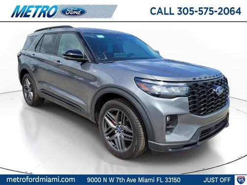 CARBONIZED GRAY METALLIC 2025 Ford Explorer ST-LINE
