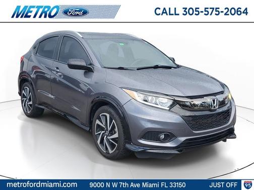 Modern Steel Metallic 2019 Honda HR-V SPORT