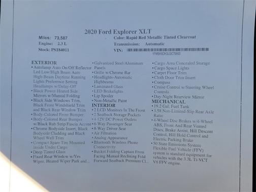 2020 Ford Explorer XLT