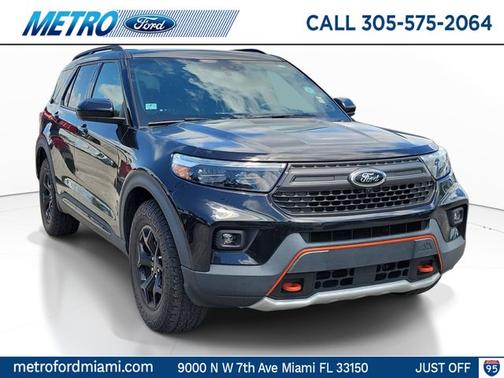 AGATE BLACK METALLIC 2022 Ford Explorer TIMBERLINE