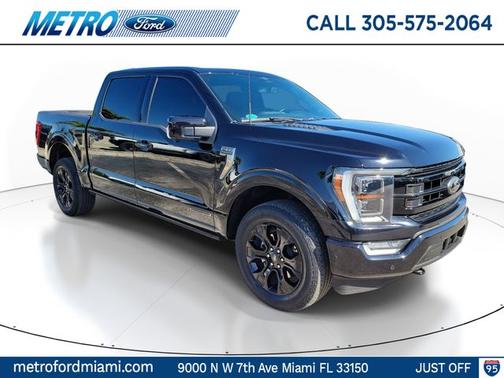 AGATE BLACK METALLIC 2023 Ford F-150 PLATINUM