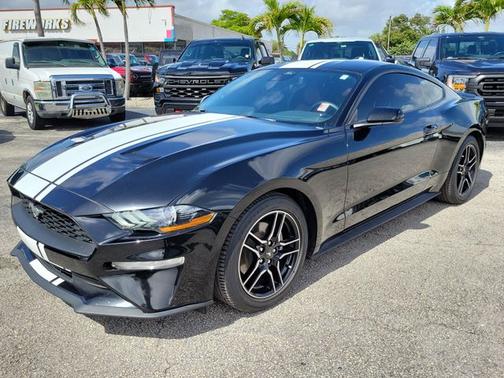 SHADOW BLACK 2022 Ford Mustang ECOBOOST PREMIUM