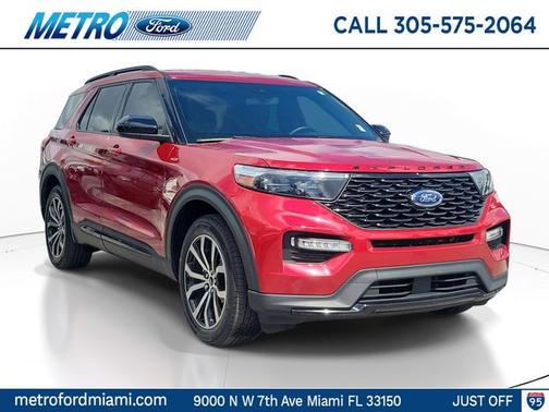 RAPID RED MET TINTED CC 2024 Ford Explorer ST-LINE