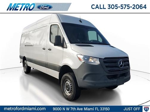 Gray White 2023 Mercedes-Benz Sprinter 2500 170 WB HIGH ROOF CARGO Cargo Van