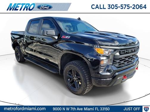 Black 2024 Chevrolet Silverado 1500 CUSTOM TRAIL BOSS