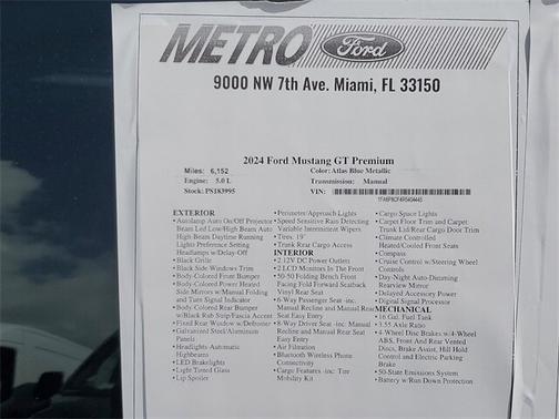 2024 Ford Mustang GT