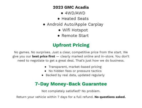 2023 GMC Acadia AWD SLE