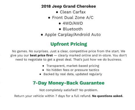 2018 Jeep Grand Cherokee Altitude