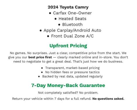 2024 Toyota Camry XLE
