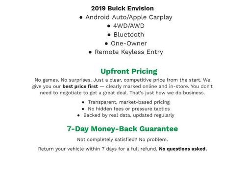 Chili Red Metallic 2019 Buick Envision Premium I