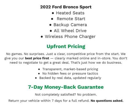 2022 Ford Bronco Sport Big Bend