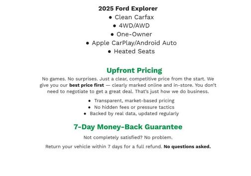 Vapor Blue Metallic 2025 Ford Explorer Active