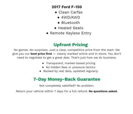 2017 Ford F-150 CREW CAB PICKUP - SHORT BED
