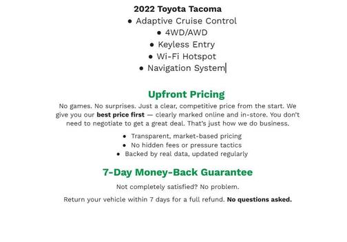 Lunar Rock 2022 Toyota Tacoma TRD Sport