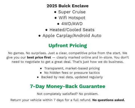 2025 Buick Enclave Avenir FWD