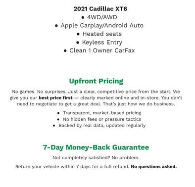 2021 Cadillac XT6 Premium Luxury AWD