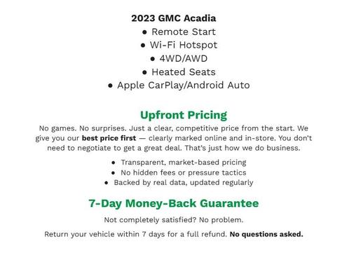 2023 GMC Acadia Denali