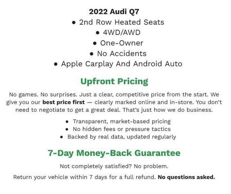 2022 Audi Q7 55 Premium Plus