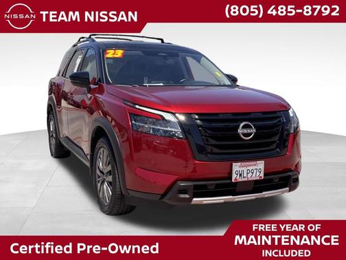 Scarlet Ember Tintcoat 2023 Nissan Pathfinder SL FWD