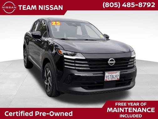 Super Black 2025 Nissan Kicks SV