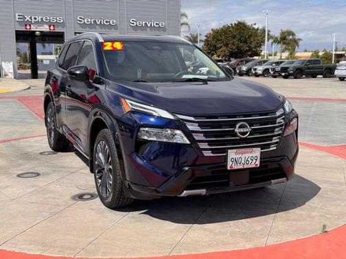 Deep Ocean Blue 2024 Nissan Rogue Platinum