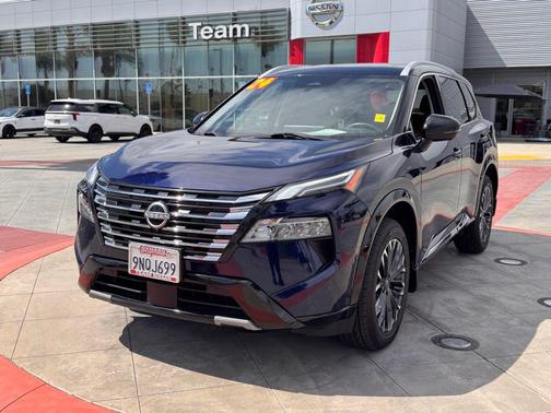 Deep Ocean Blue 2024 Nissan Rogue Platinum