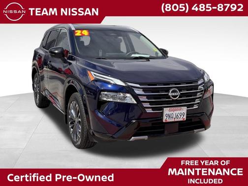 Deep Ocean Blue 2024 Nissan Rogue Platinum