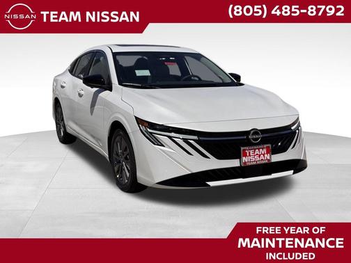 Aspen White Tricoat 2026 Nissan Sentra SL