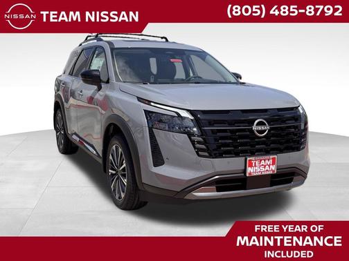 Gray 2026 Nissan Pathfinder Platinum