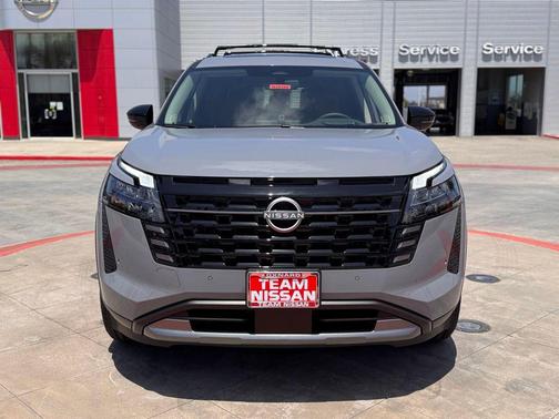 Gray 2026 Nissan Pathfinder Platinum