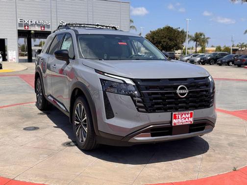 Gray 2026 Nissan Pathfinder Platinum