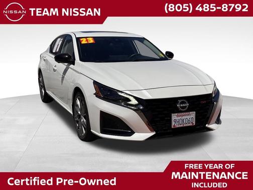 Pearl White Tricoat 2023 Nissan Altima SR VC-Turbo FWD