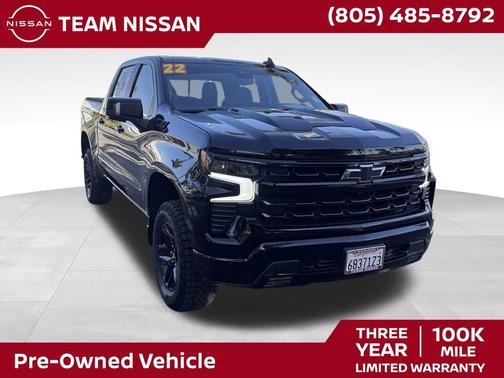 Black 2022 Chevrolet Silverado 1500 LT Trail Boss