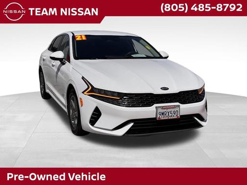 Glacial White Pearl 2021 Kia K5 LXS