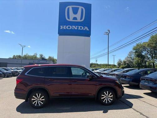 Red 2021 Honda Pilot EX-L