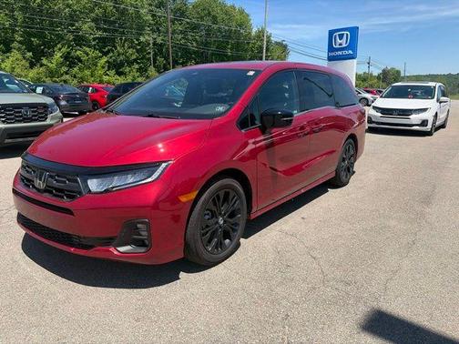Radiant Red Metallic II 2025 Honda Odyssey Sport-L