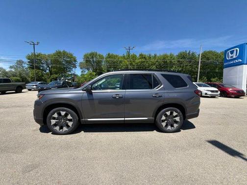 Modern Steel Metallic 2026 Honda Pilot Elite