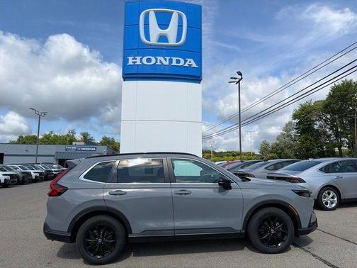 Gray 2025 Honda CR-V Hybrid Sport-L